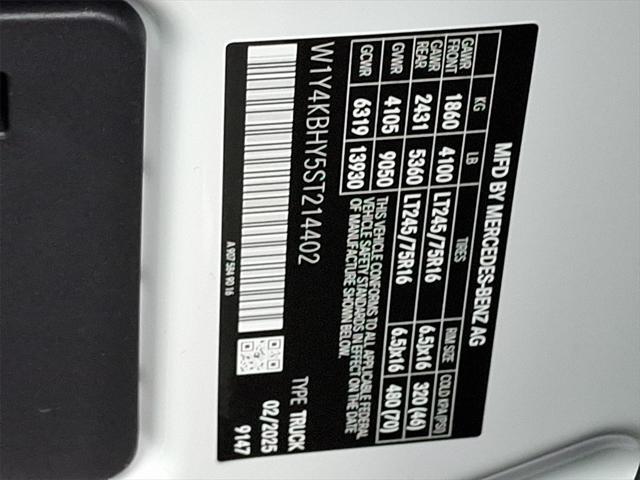 new 2025 Mercedes-Benz Sprinter 2500 car, priced at $58,848
