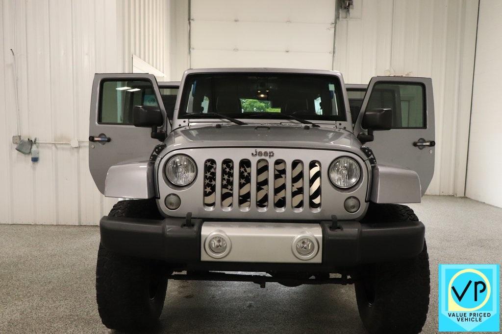 used 2015 Jeep Wrangler Unlimited car, priced at $19,190