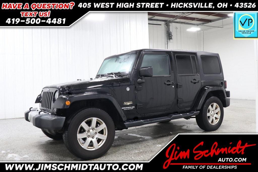 used 2015 Jeep Wrangler Unlimited car, priced at $14,845