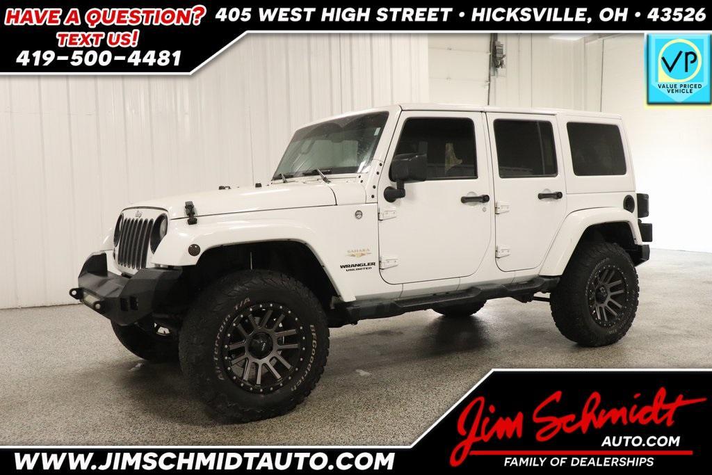 used 2015 Jeep Wrangler Unlimited car, priced at $16,842