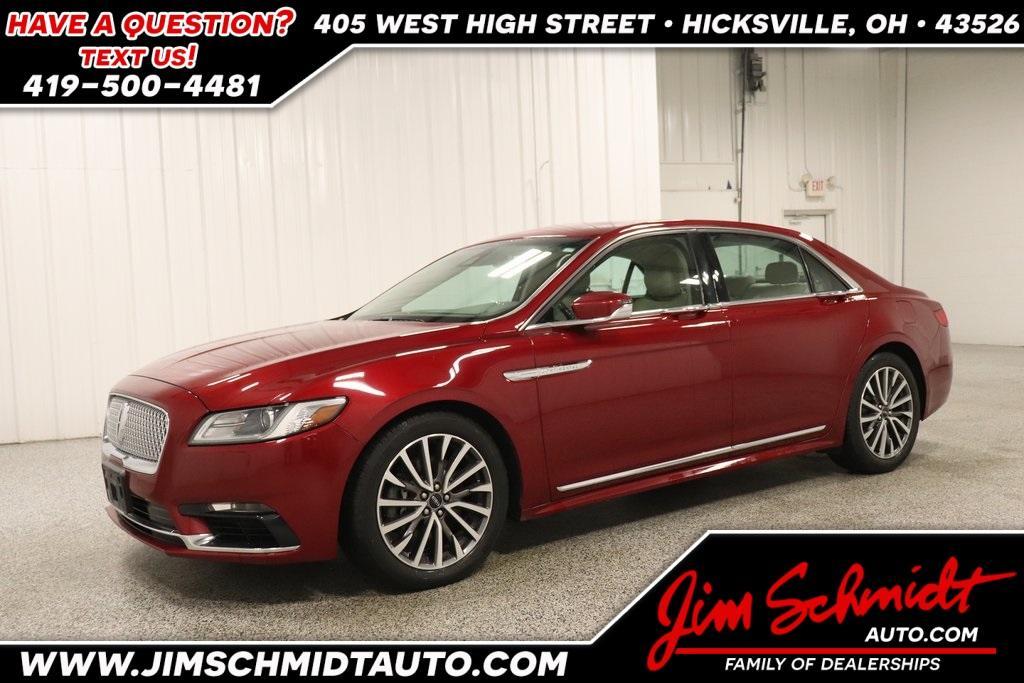 used 2018 Lincoln Continental car, priced at $22,300