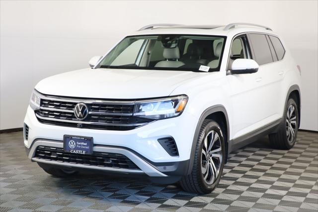 used 2021 Volkswagen Atlas car, priced at $28,490