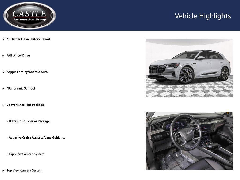 used 2022 Audi e-tron car, priced at $24,444