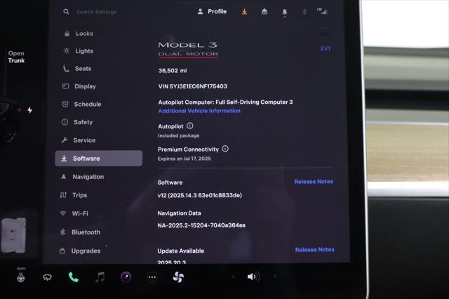 used 2022 Tesla Model 3 car, priced at $29,875