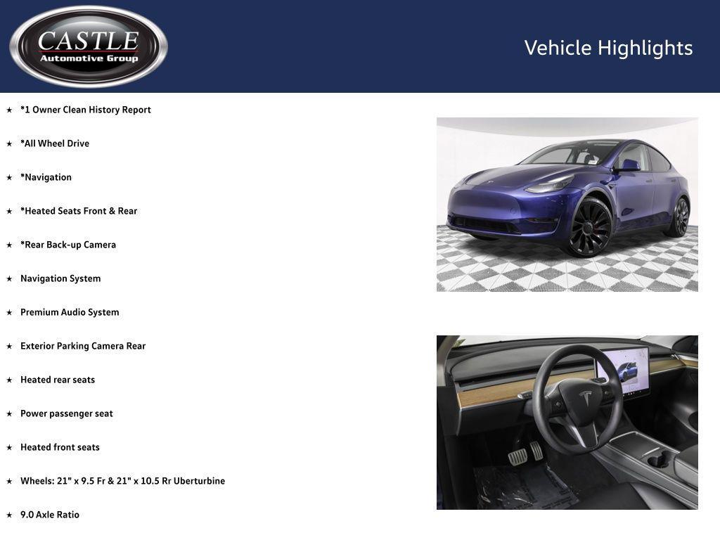 used 2023 Tesla Model Y car, priced at $32,750