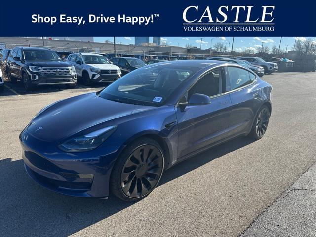 used 2023 Tesla Model 3 car, priced at $33,477