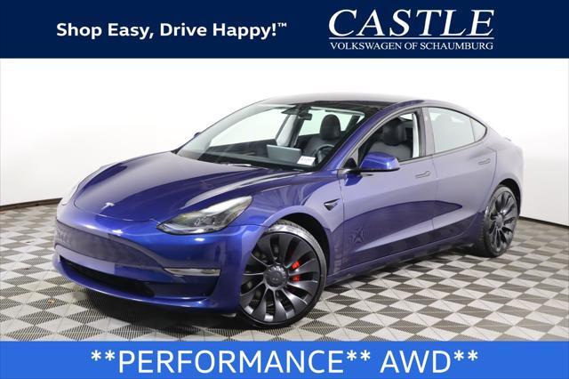 used 2023 Tesla Model 3 car, priced at $31,990