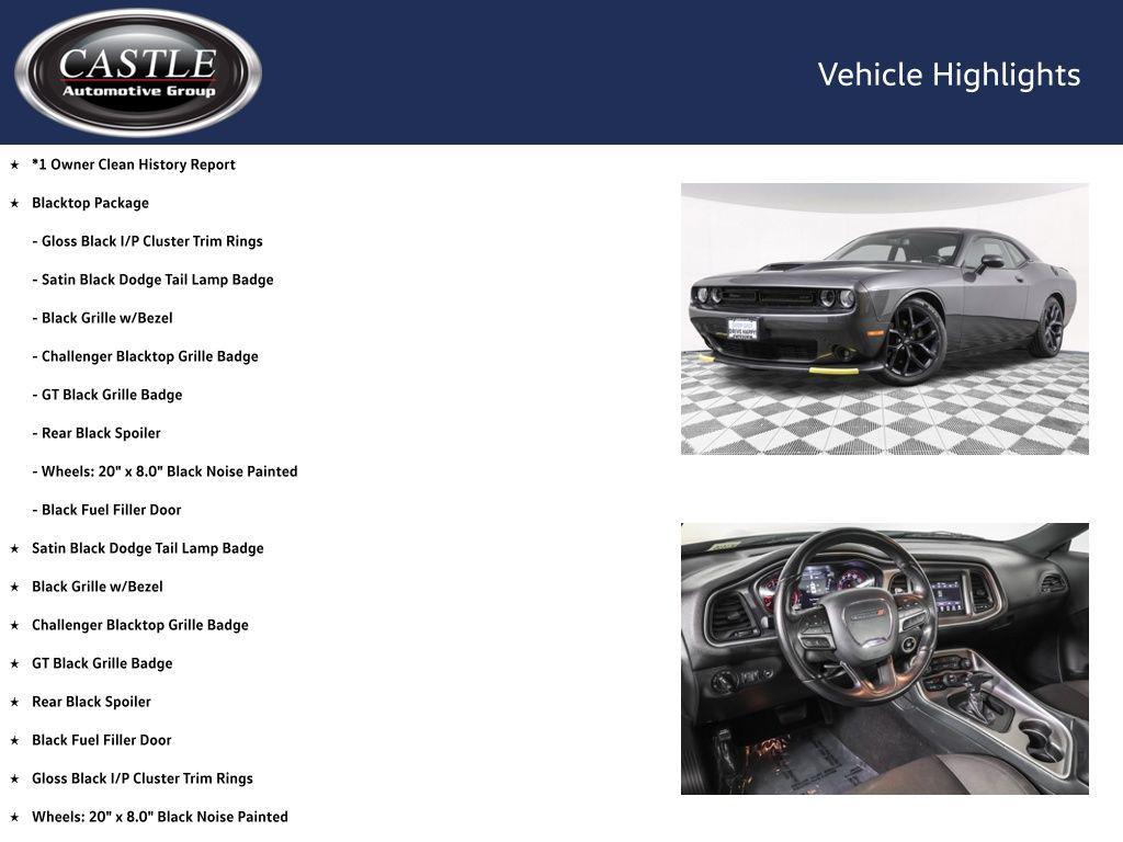 used 2022 Dodge Challenger car, priced at $24,977
