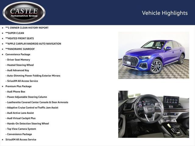 used 2022 Audi Q5 car, priced at $34,750