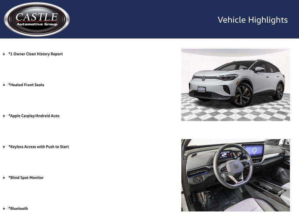 used 2023 Volkswagen ID.4 car, priced at $20,990