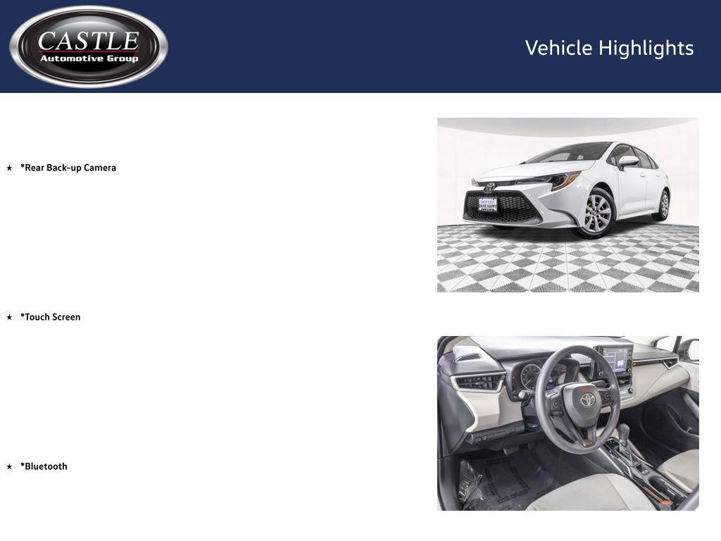 used 2022 Toyota Corolla car, priced at $16,990