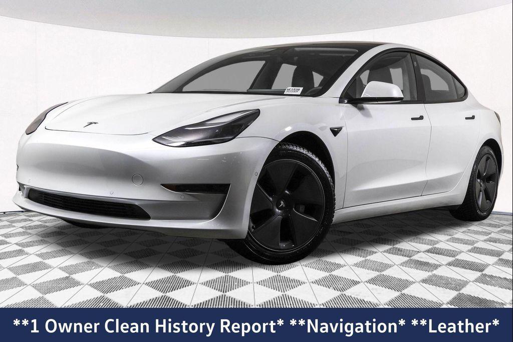 used 2021 Tesla Model 3 car, priced at $23,750