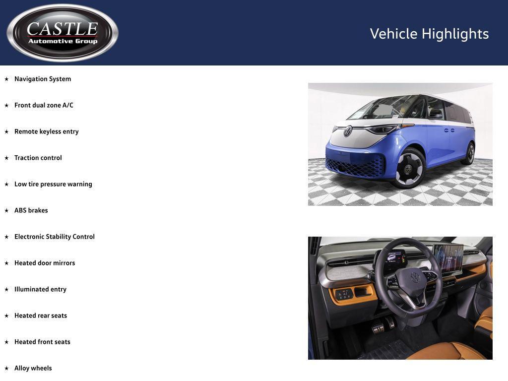 new 2025 Volkswagen ID. Buzz car, priced at $67,950