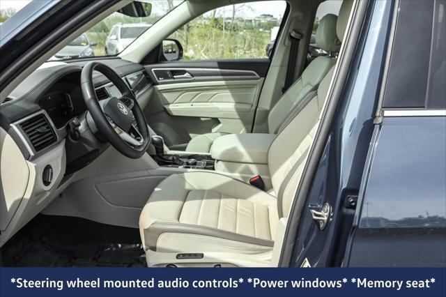 used 2021 Volkswagen Atlas car, priced at $31,490