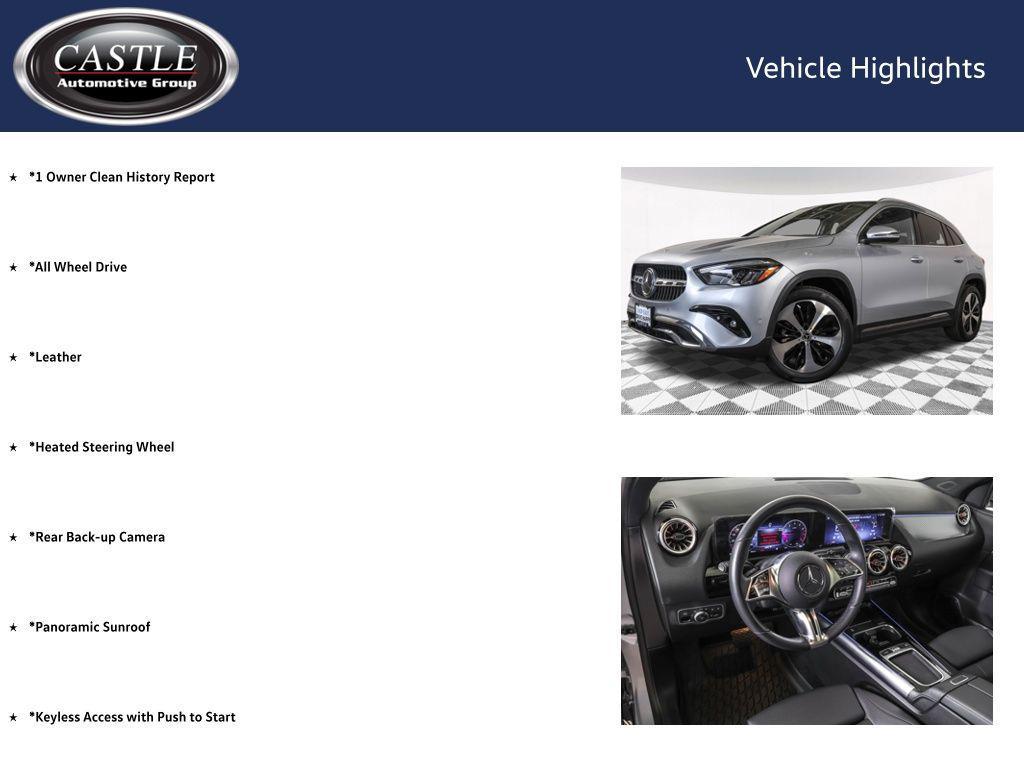 used 2025 Mercedes-Benz GLA 250 car, priced at $38,750
