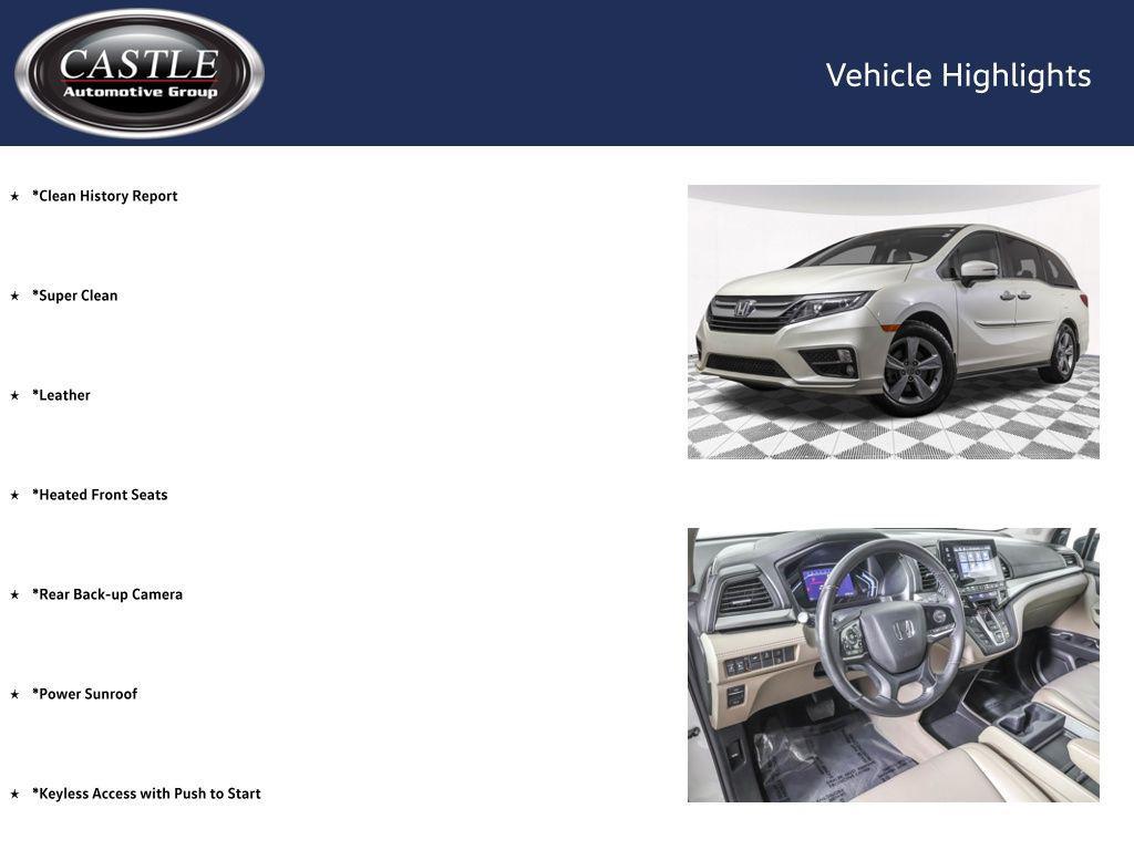 used 2019 Honda Odyssey car, priced at $19,444