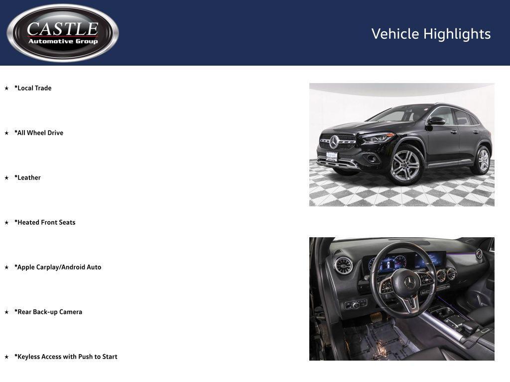 used 2022 Mercedes-Benz GLA 250 car, priced at $27,500
