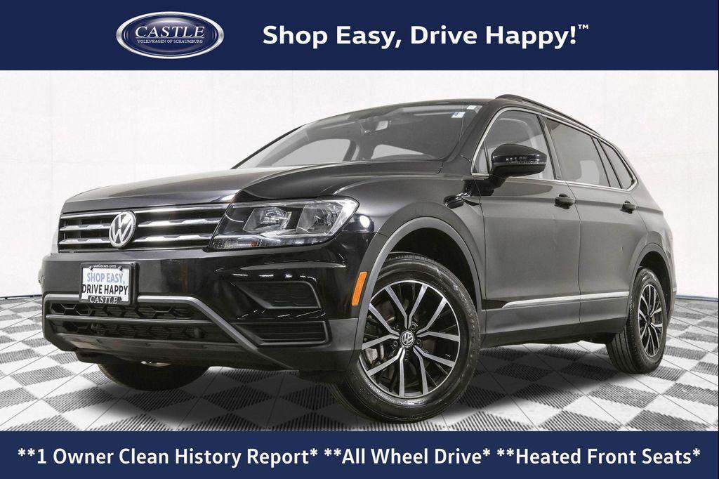 used 2021 Volkswagen Tiguan car, priced at $19,490