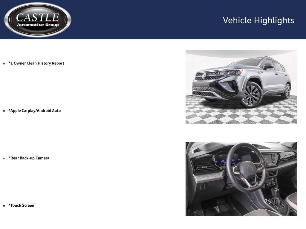 used 2023 Volkswagen Taos car, priced at $19,990