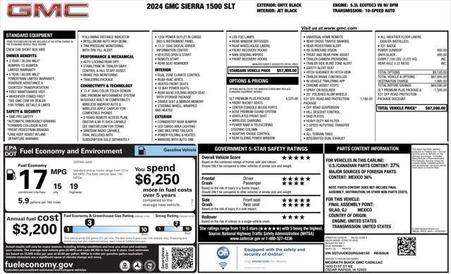 used 2024 GMC Sierra 1500 car, priced at $52,660