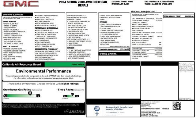 used 2024 GMC Sierra 2500 car, priced at $73,460