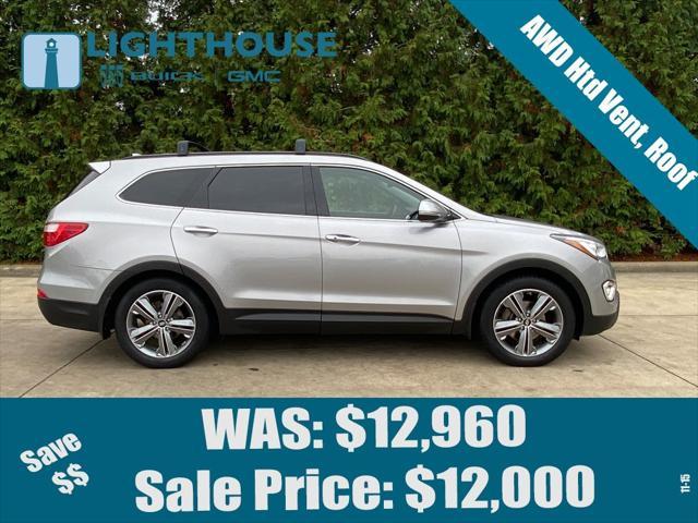 used 2016 Hyundai Santa Fe car, priced at $12,000