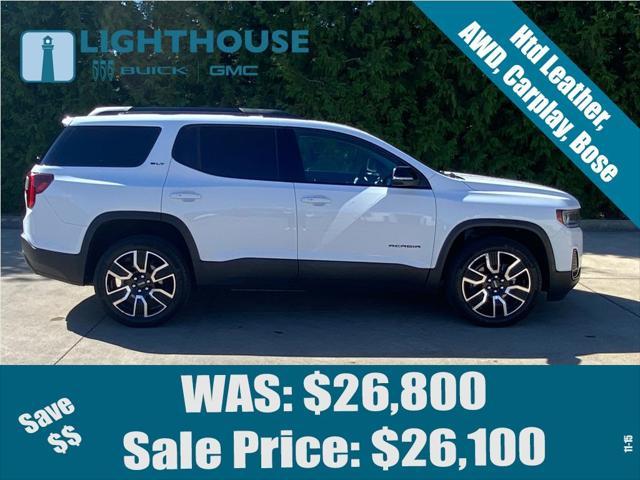 used 2021 GMC Acadia car, priced at $26,100