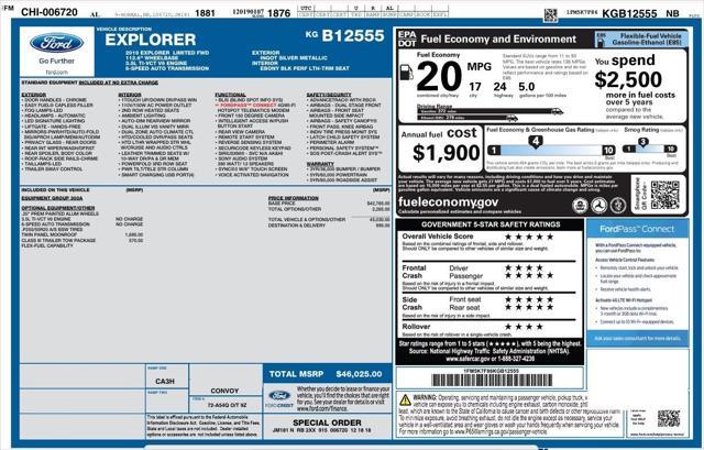 used 2019 Ford Explorer car, priced at $16,460