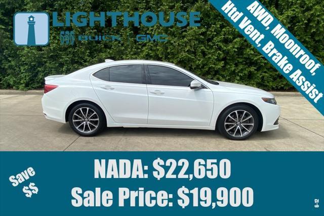used 2016 Acura TLX car, priced at $20,400