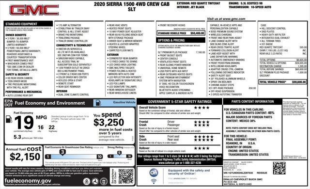 used 2020 GMC Sierra 1500 car, priced at $30,160
