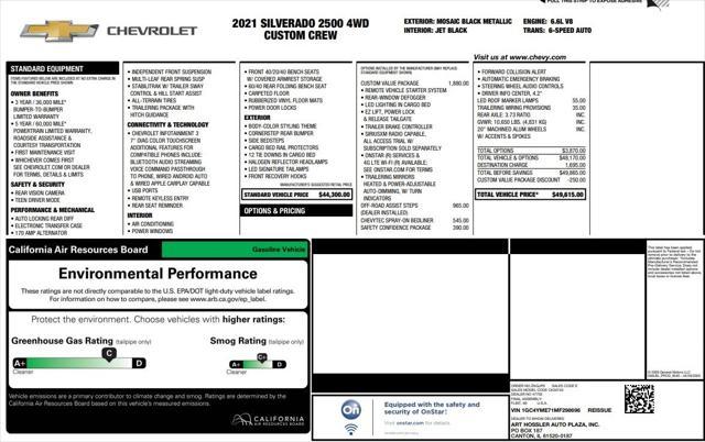 used 2021 Chevrolet Silverado 2500 car, priced at $41,400