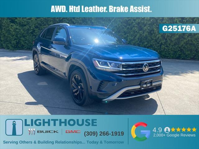 used 2022 Volkswagen Atlas Cross Sport car, priced at $28,200