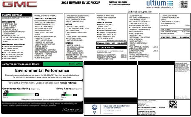used 2023 GMC HUMMER EV Pickup car, priced at $67,500