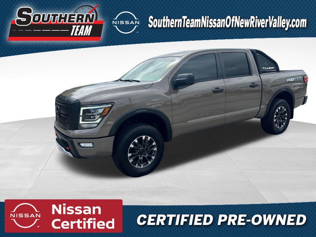 used 2022 Nissan Titan car, priced at $43,100