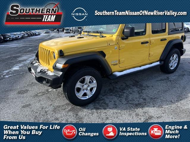 used 2020 Jeep Wrangler Unlimited car, priced at $32,987