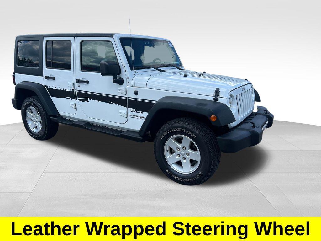 used 2018 Jeep Wrangler JK Unlimited car, priced at $24,987
