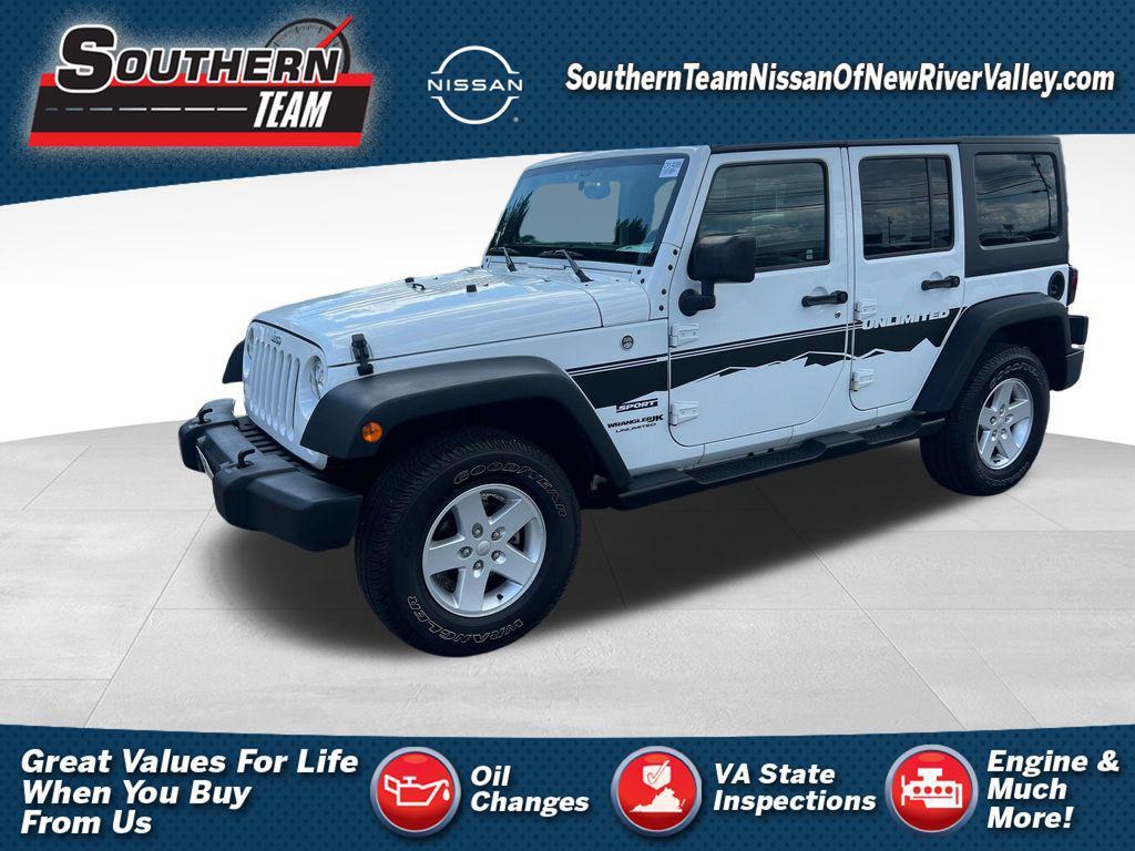 used 2018 Jeep Wrangler JK Unlimited car, priced at $24,987