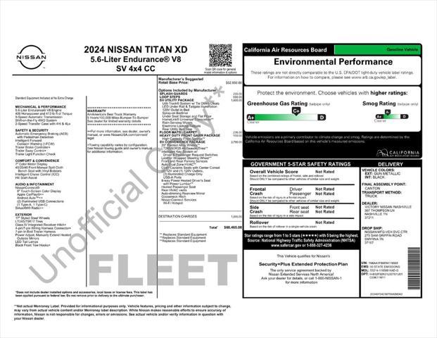 used 2024 Nissan Titan XD car, priced at $49,987
