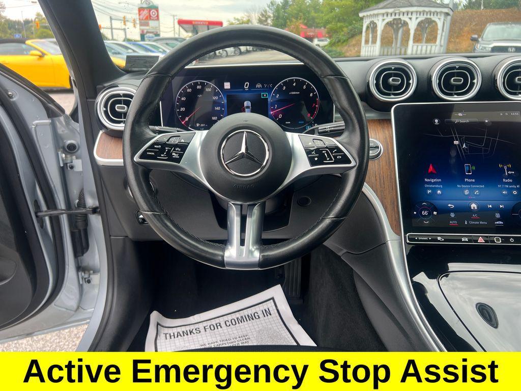 used 2023 Mercedes-Benz C-Class car, priced at $38,987
