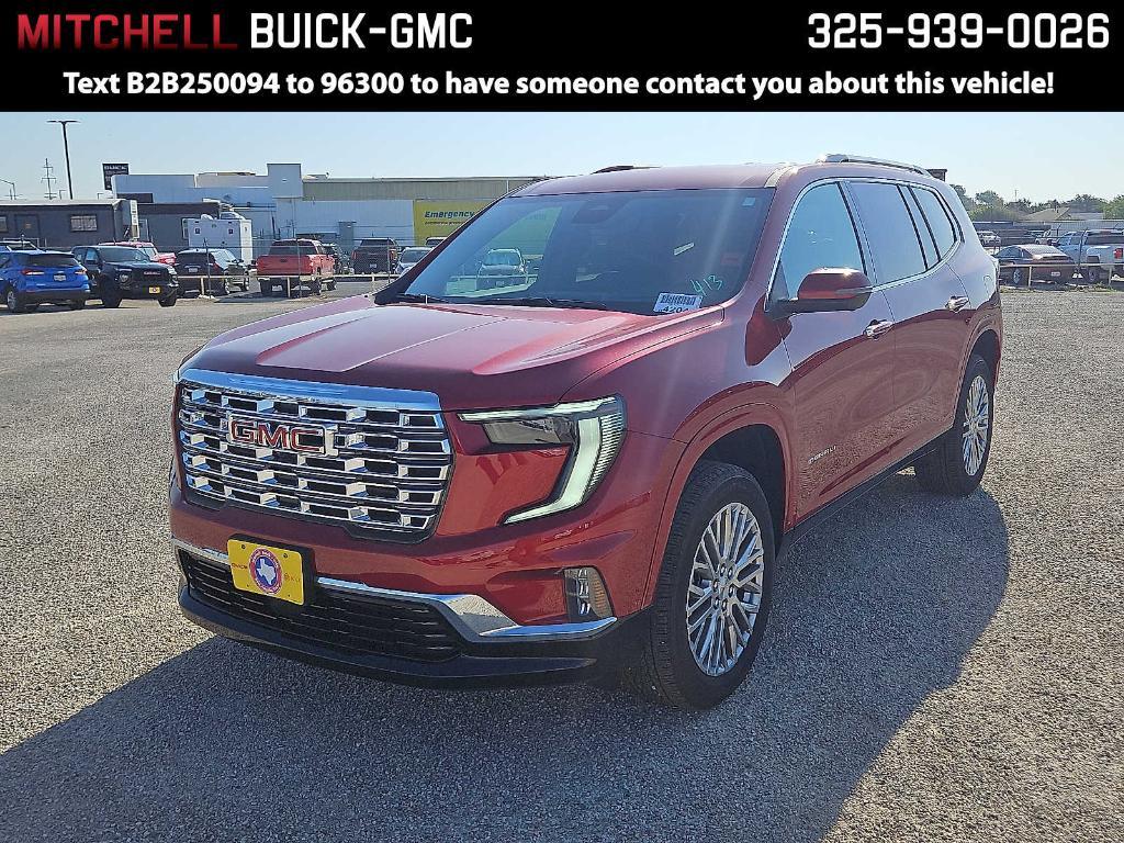 new 2025 GMC Acadia car, priced at $57,089