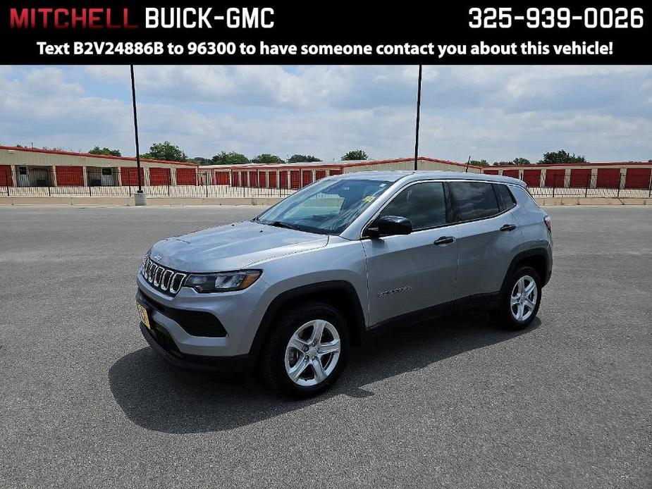 used 2023 Jeep Compass car, priced at $21,875