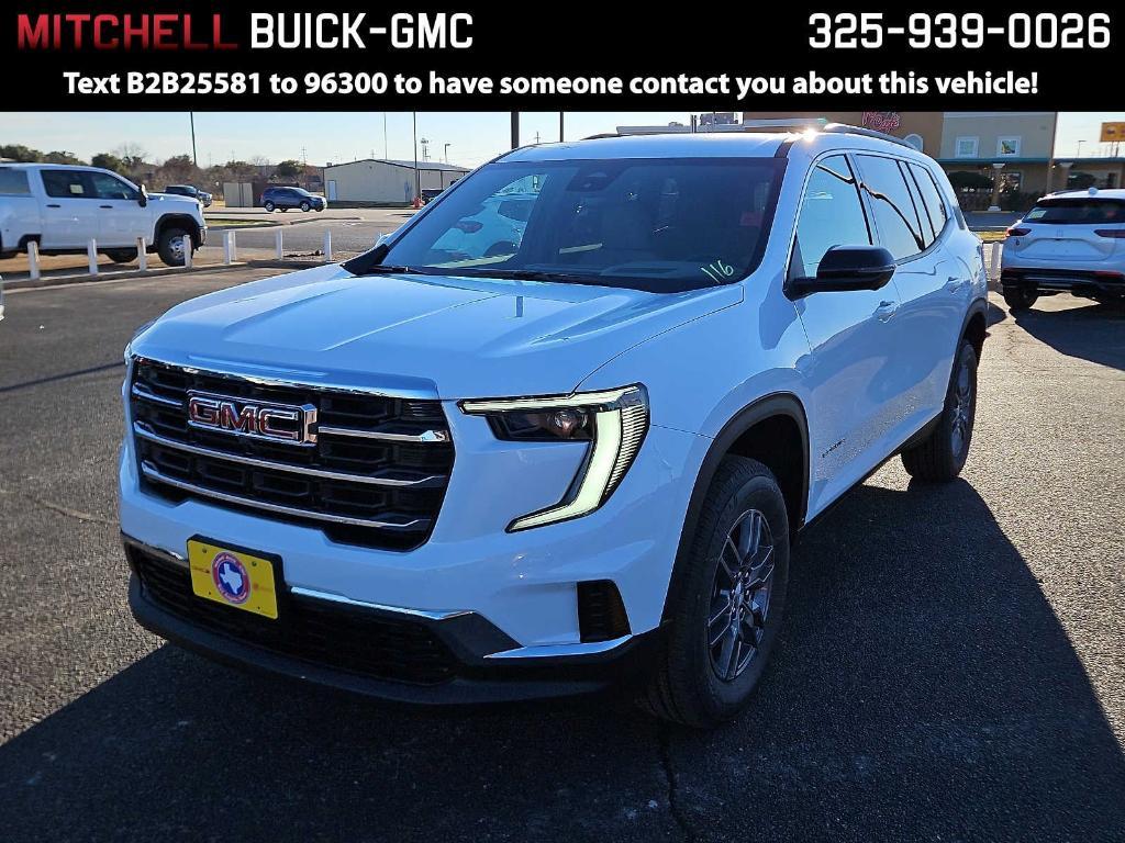 new 2025 GMC Acadia car, priced at $44,295