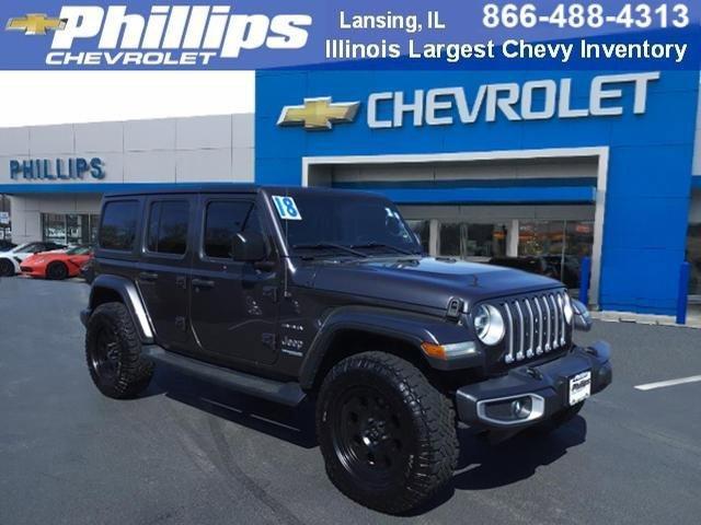 used 2018 Jeep Wrangler Unlimited car, priced at $30,886