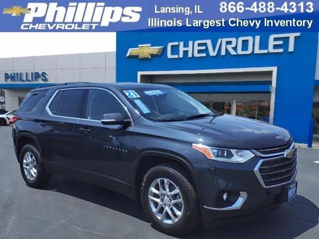 used 2021 Chevrolet Traverse car, priced at $29,628