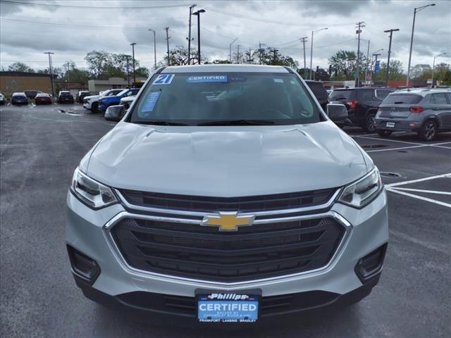 used 2021 Chevrolet Traverse car, priced at $26,420
