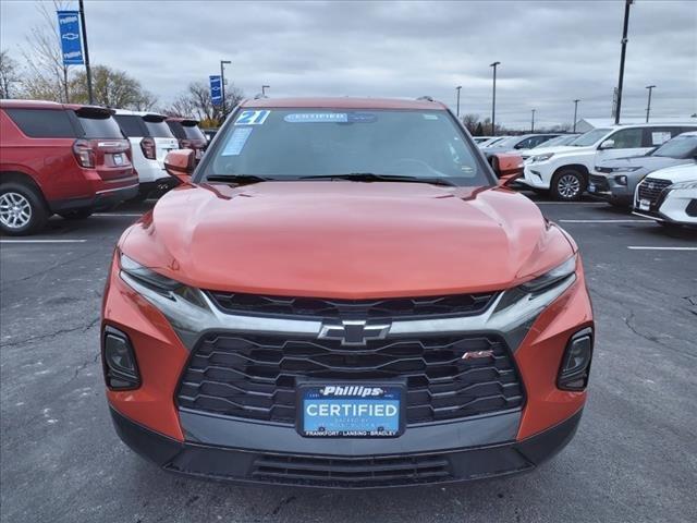 used 2021 Chevrolet Blazer car, priced at $33,220