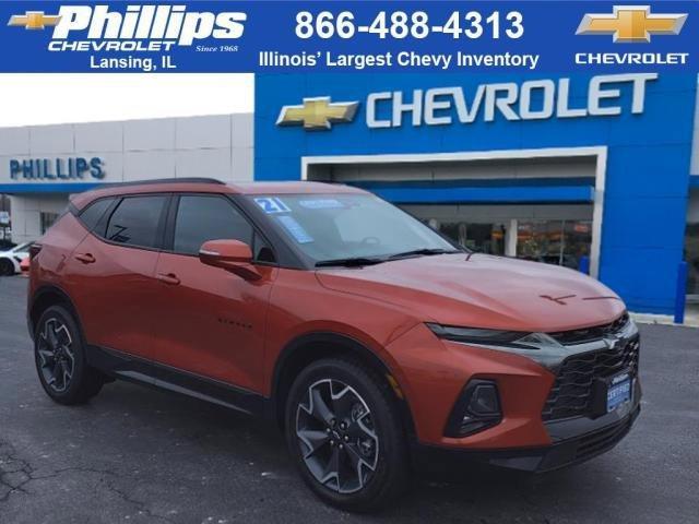 used 2021 Chevrolet Blazer car, priced at $33,535