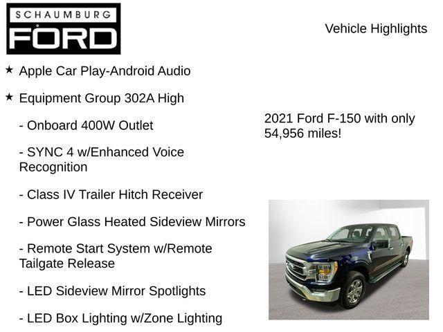 used 2021 Ford F-150 car, priced at $33,600