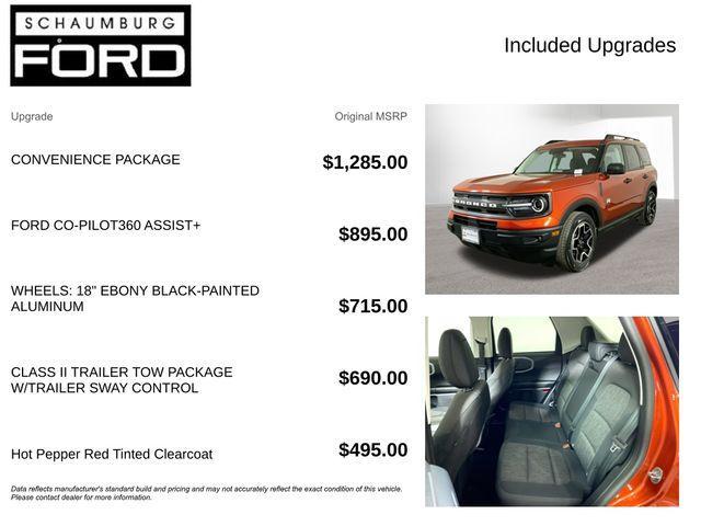 used 2022 Ford Bronco Sport car, priced at $21,436