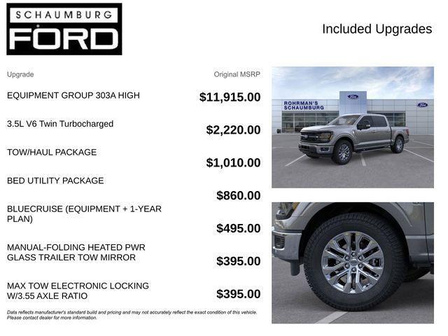 new 2025 Ford F-150 car, priced at $58,030